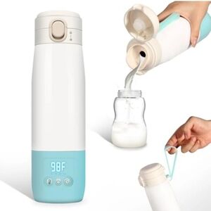 Portable Bottle Warmer for Travel, Baby Milk Warmer Travel, Quick Heating,